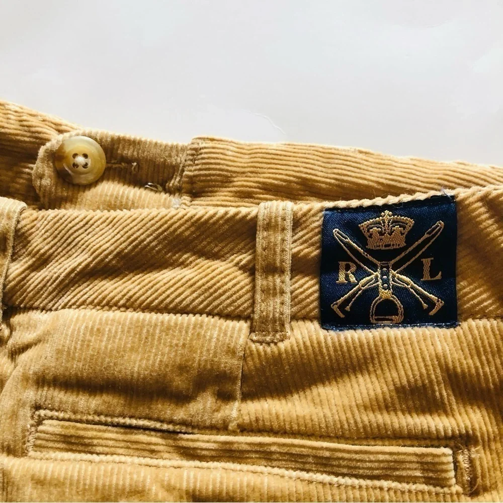 Ralph Lauren ChildrensWear Boys Chino Corduroy Trousers Pants Size 12 Youth